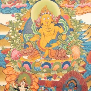 Hand-Painted Zambala Thangka