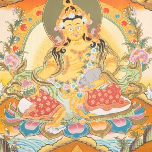 Tibetan Zambala Thangka Painting