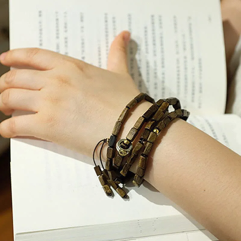 Tarakan Rare Agarwood 925 Sterling Silver Chinese Zodiac 999 Pure Gold Beads Ward Off Evil Spirits Bracelet - Image 16