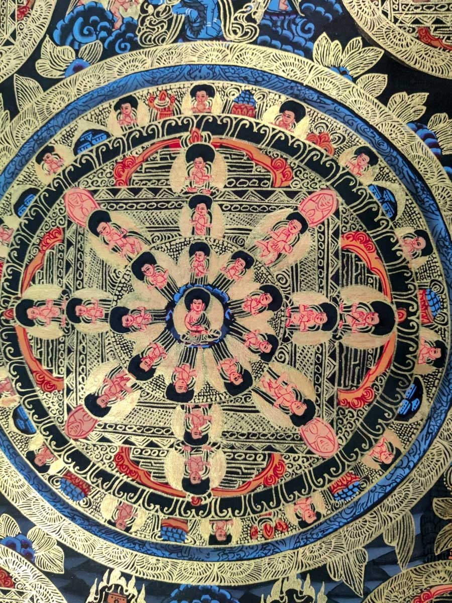 Old Thangka of Buddha Mandala - Image 6