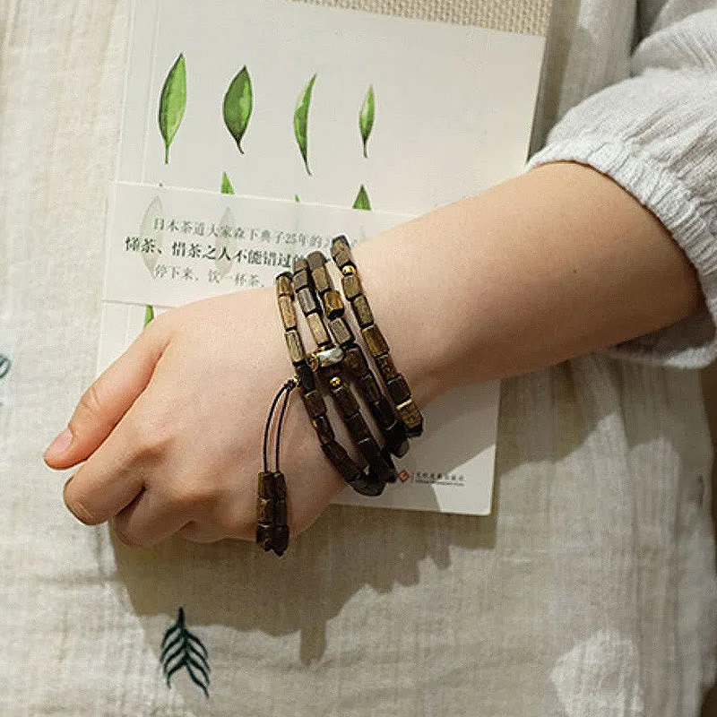 Tarakan Rare Agarwood 925 Sterling Silver Chinese Zodiac 999 Pure Gold Beads Ward Off Evil Spirits Bracelet - Image 17