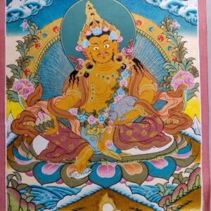 Tibetan Dzambala Thangka