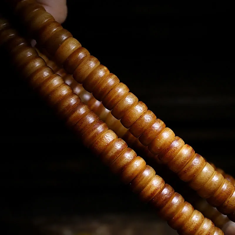 MythStone Tibetan 108 Mala Beads Yak Bone Dzi Bead PiXiu Nine Palaces Eight Diagrams Balance Bracelet - Image 14