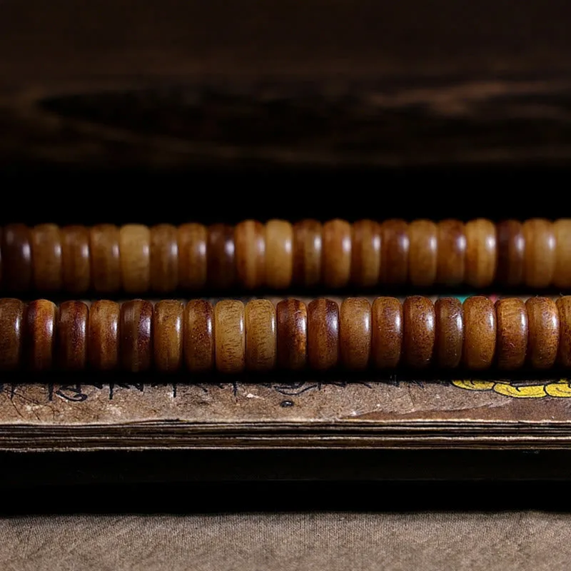 MythStone Tibetan 108 Mala Beads Yak Bone Dzi Bead PiXiu Nine Palaces Eight Diagrams Balance Bracelet - Image 20