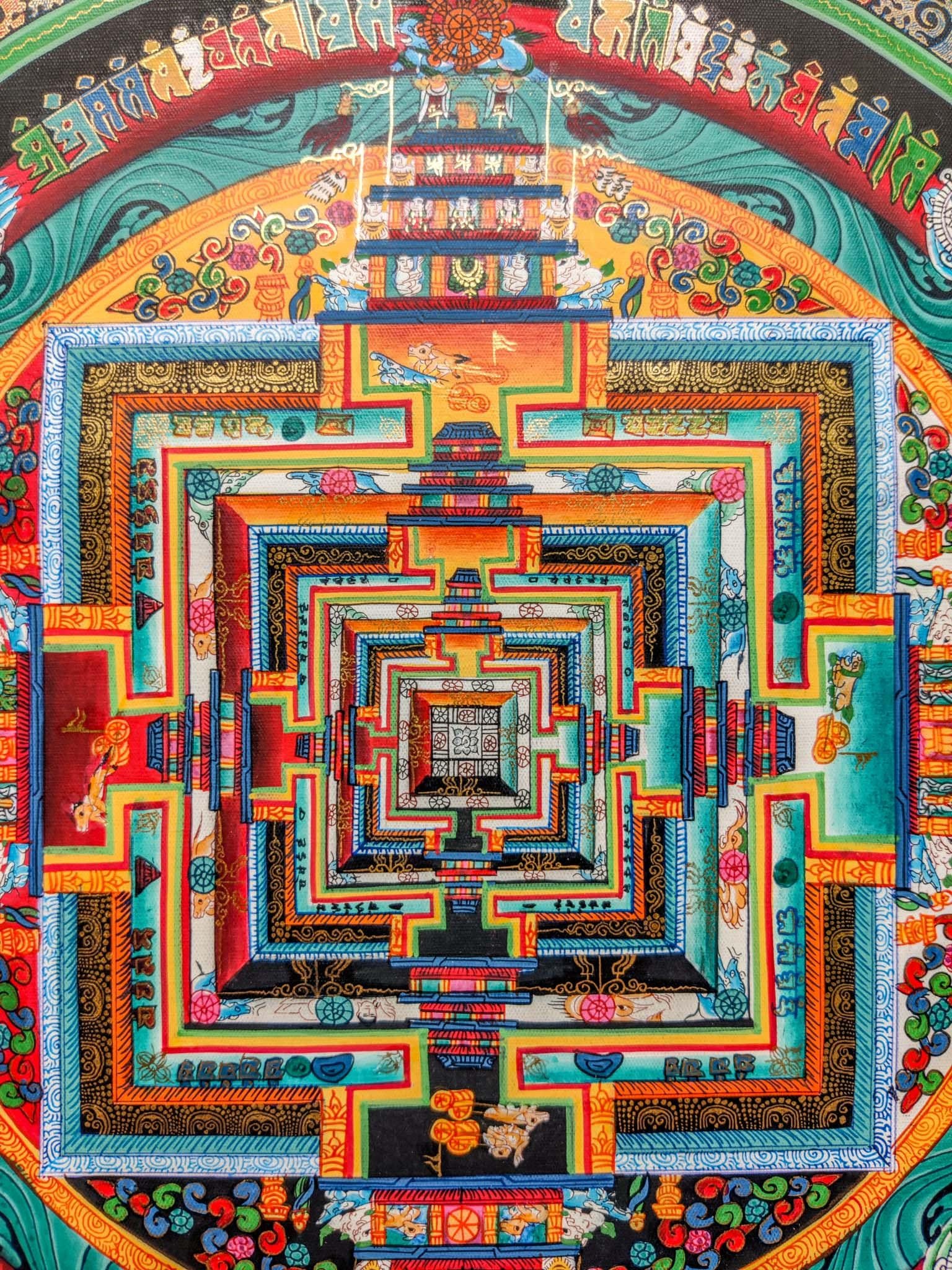 Kalachakra Mandala Thangka for Peace - Image 3