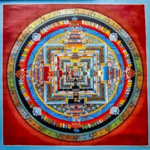 Red Kalchakra Mandala