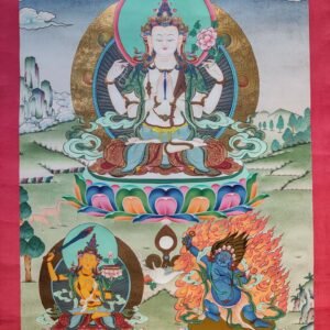 4 arm Avalokiteshvara Paintings