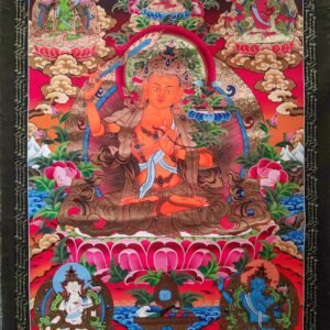 5 Manjushri Thangka Paintings