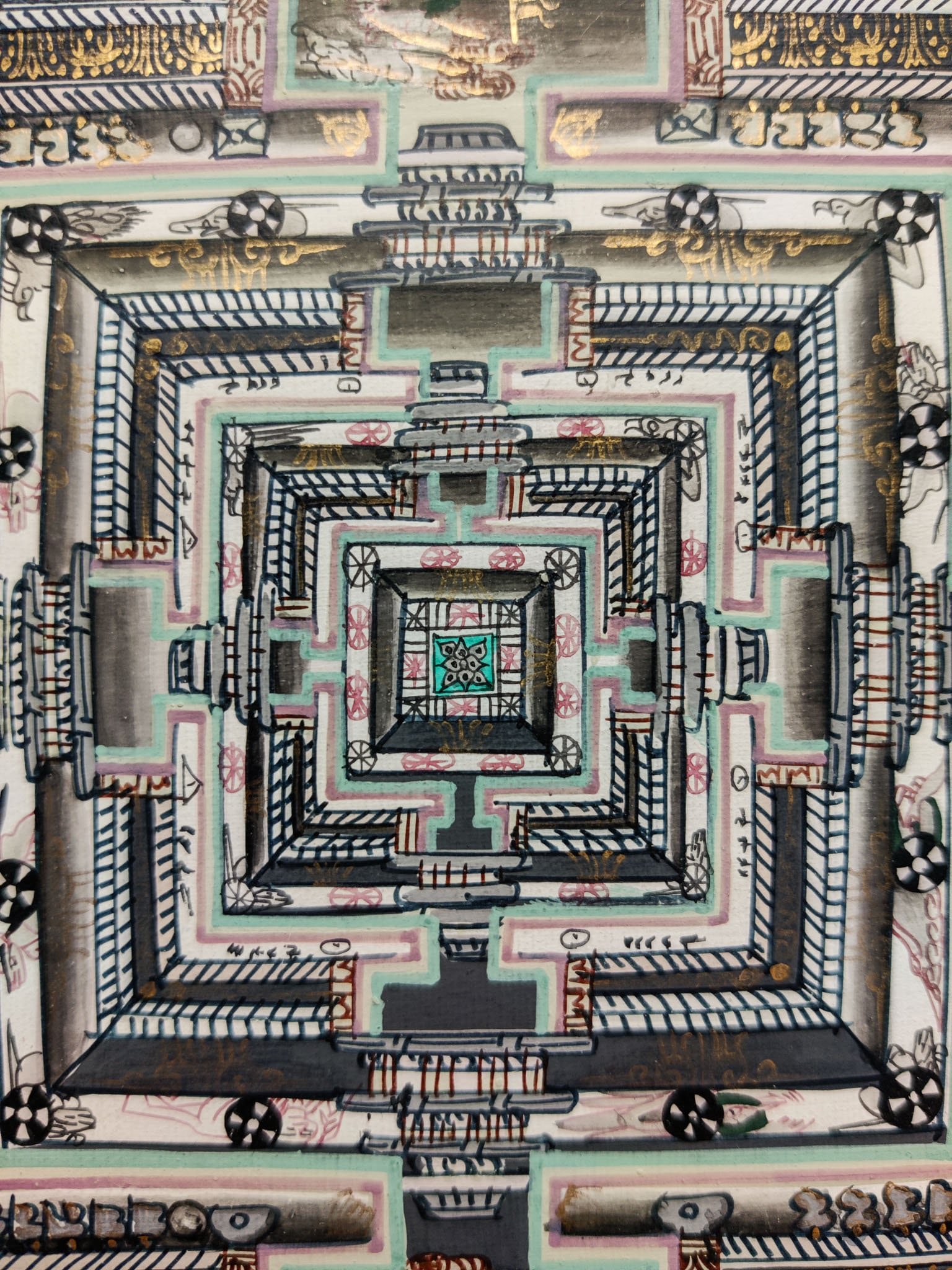 Premium Quality Kalachakra Mandala - Image 4