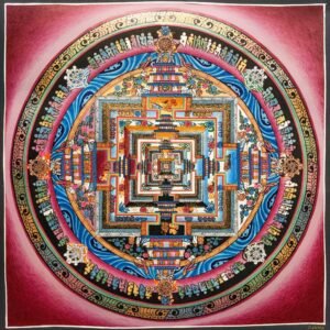 Red Kalchakra Mandala