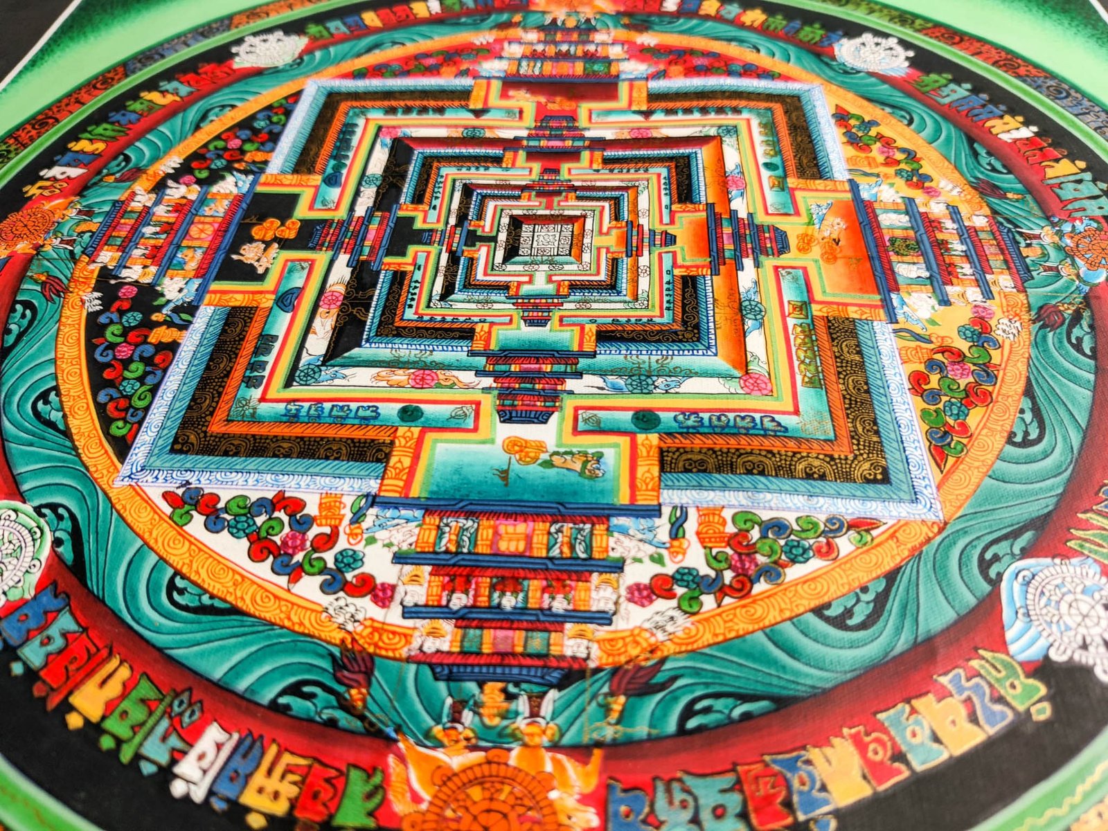 Kalachakra Mandala Thangka for Peace - Image 5