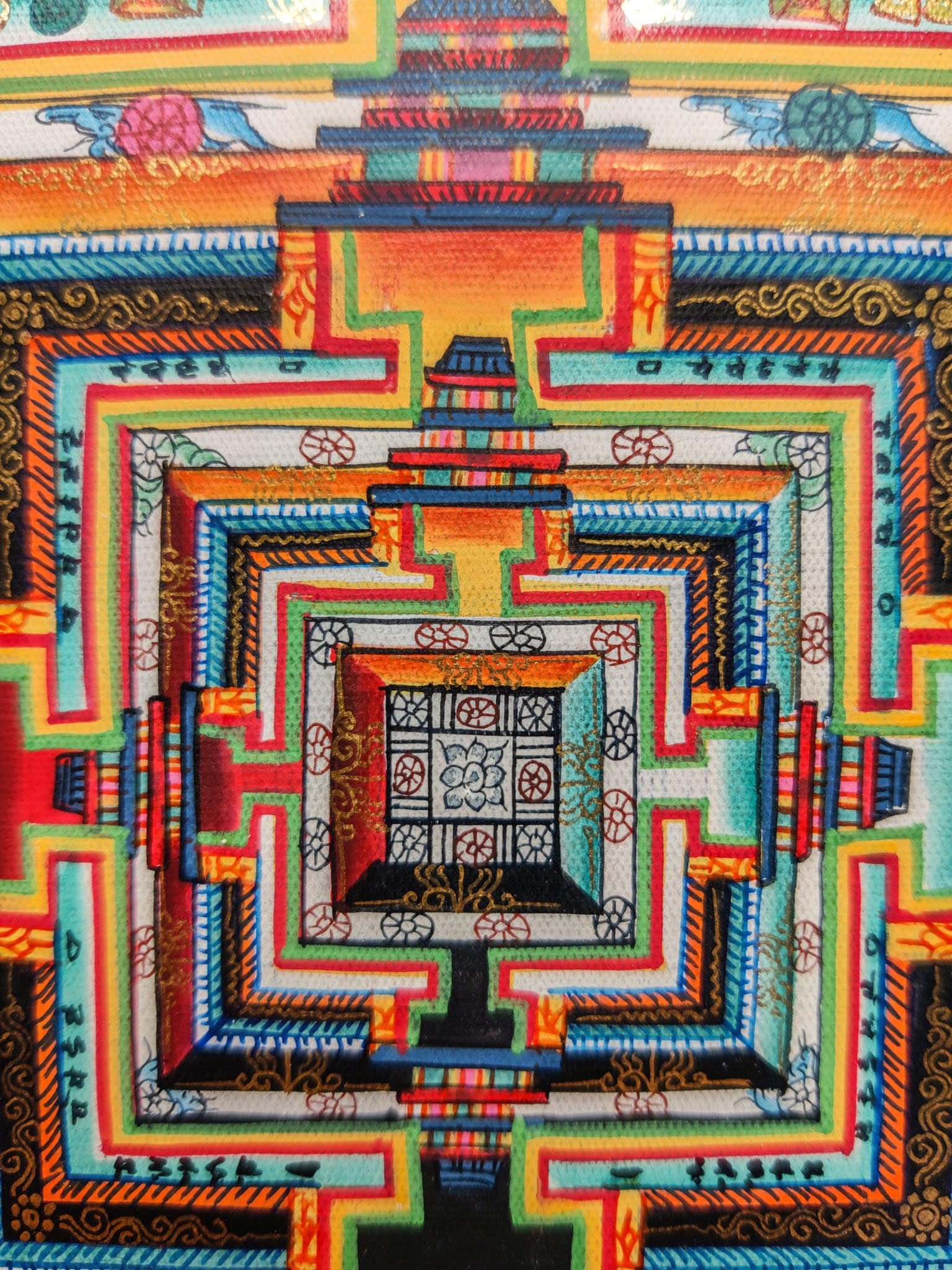 Kalachakra Mandala Thangka for Peace - Image 4