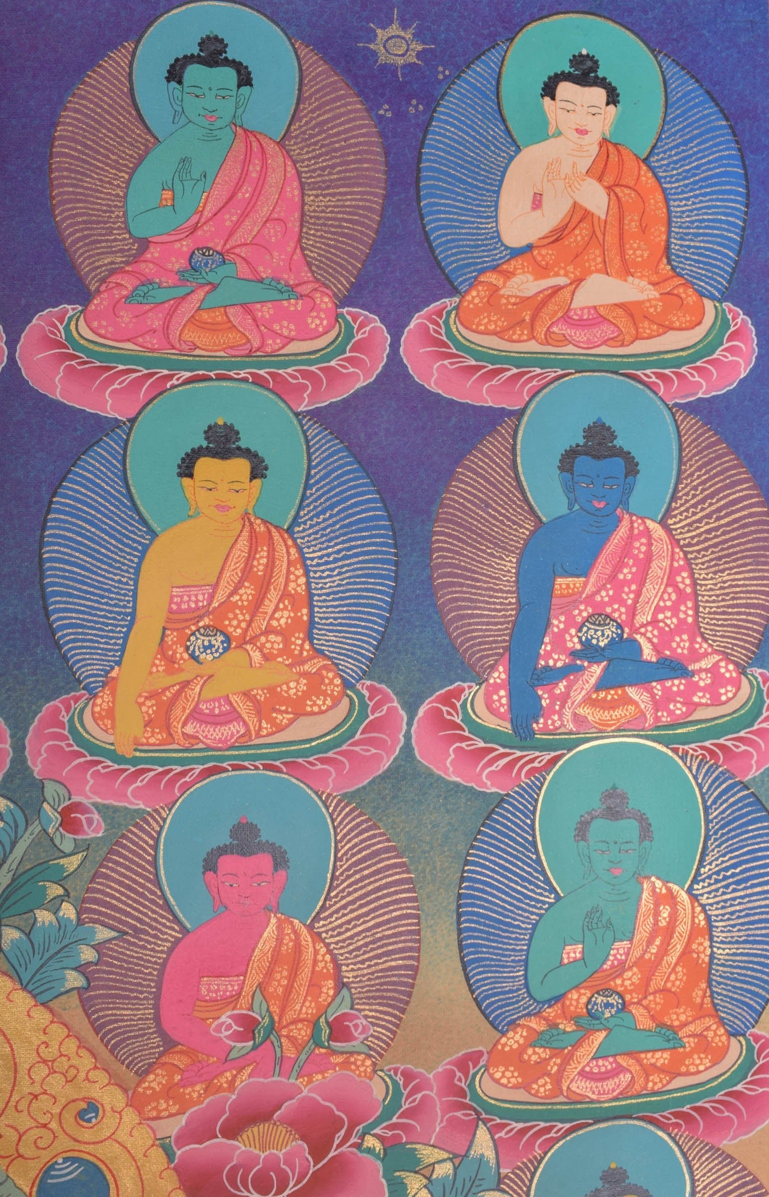35 Buddha Thangka - Image 6