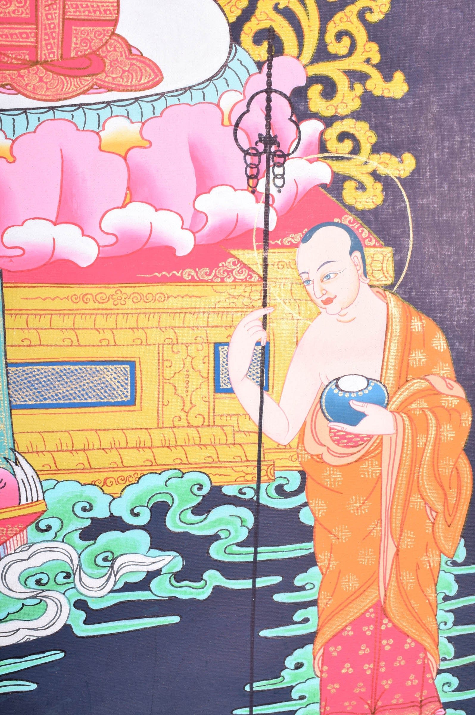 Tibetan Thangka painting of Shakyamuni Buddha - Image 4