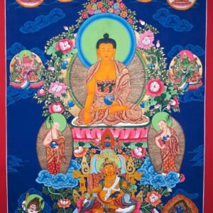 Beautiful Thangka Painting of Shakyamuni Buddha