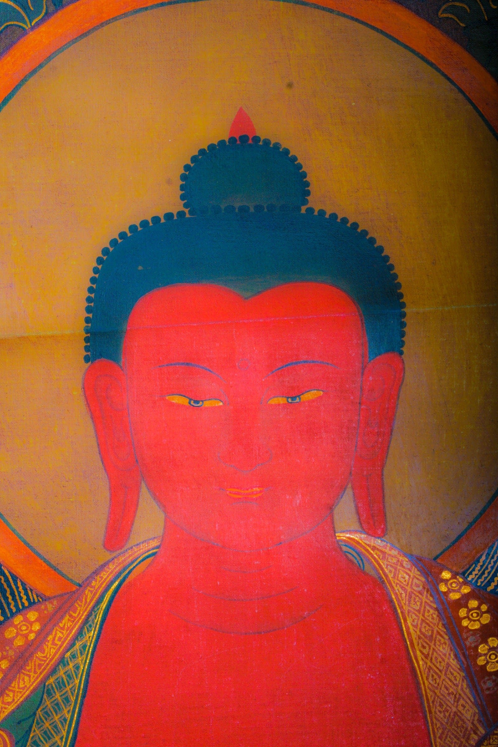 antique amitabha buddha