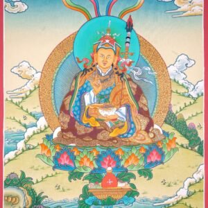 Guru Rinpoche Thangka Painting