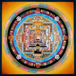 Kalchakra Mandala Thangka Art