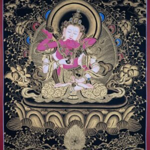 Vajrasattva Shakti , The Great Purifier - Genuine Thangka Painting
