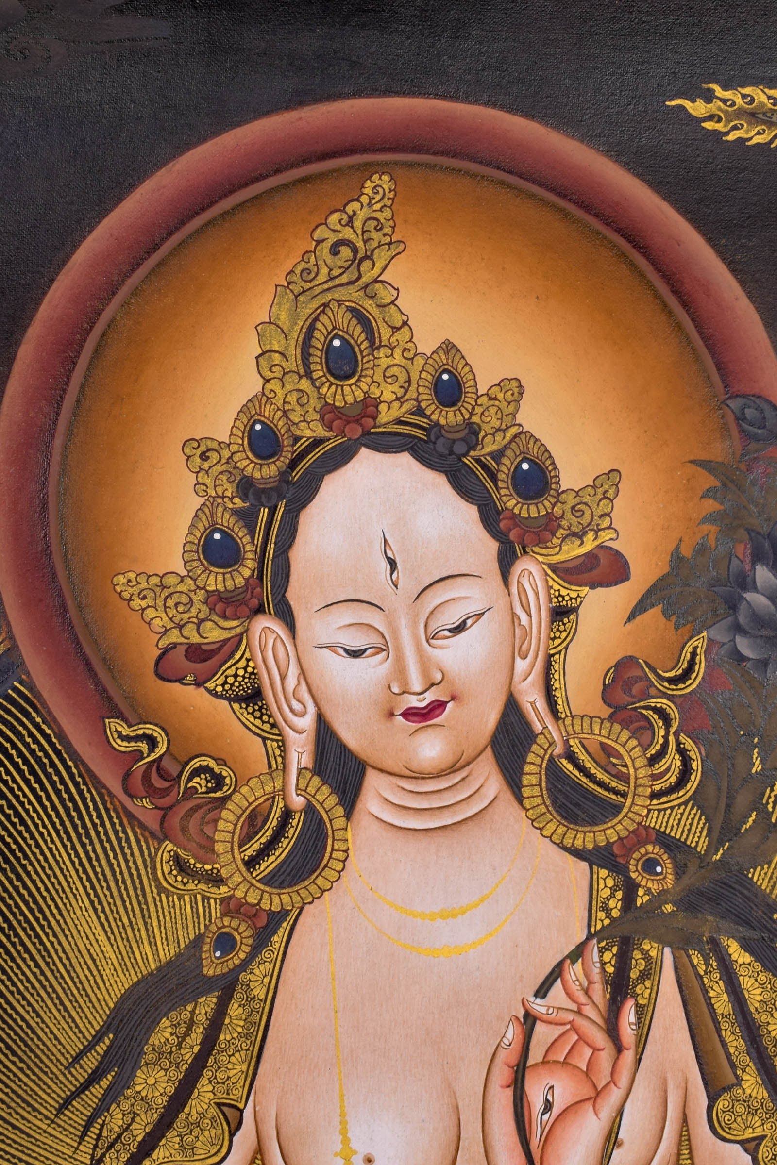 White Tara Thangka - Image 2