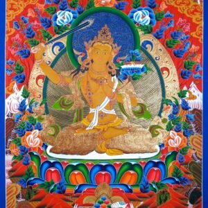 Sword of Wisdom - Manjushri Thangka Painting
