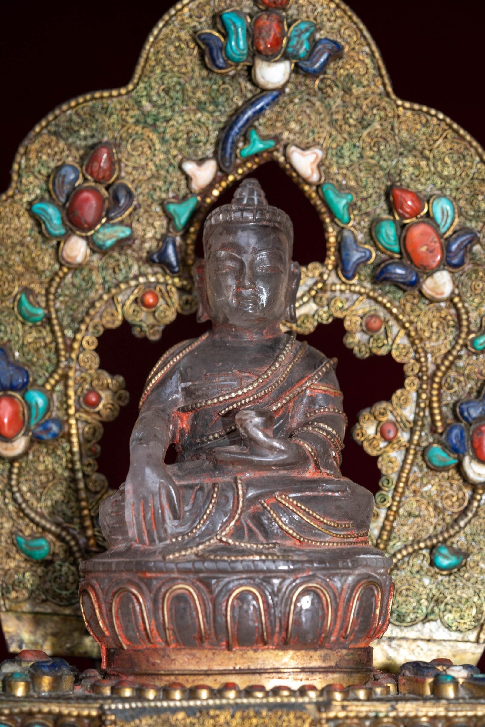 Crystal Shakyamuni Buddha statue - Image 7