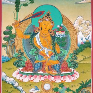 Genuine Hand Art Manjushri Thangka