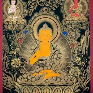 Beautiful Thangka Painting of Shakyamuni Buddha