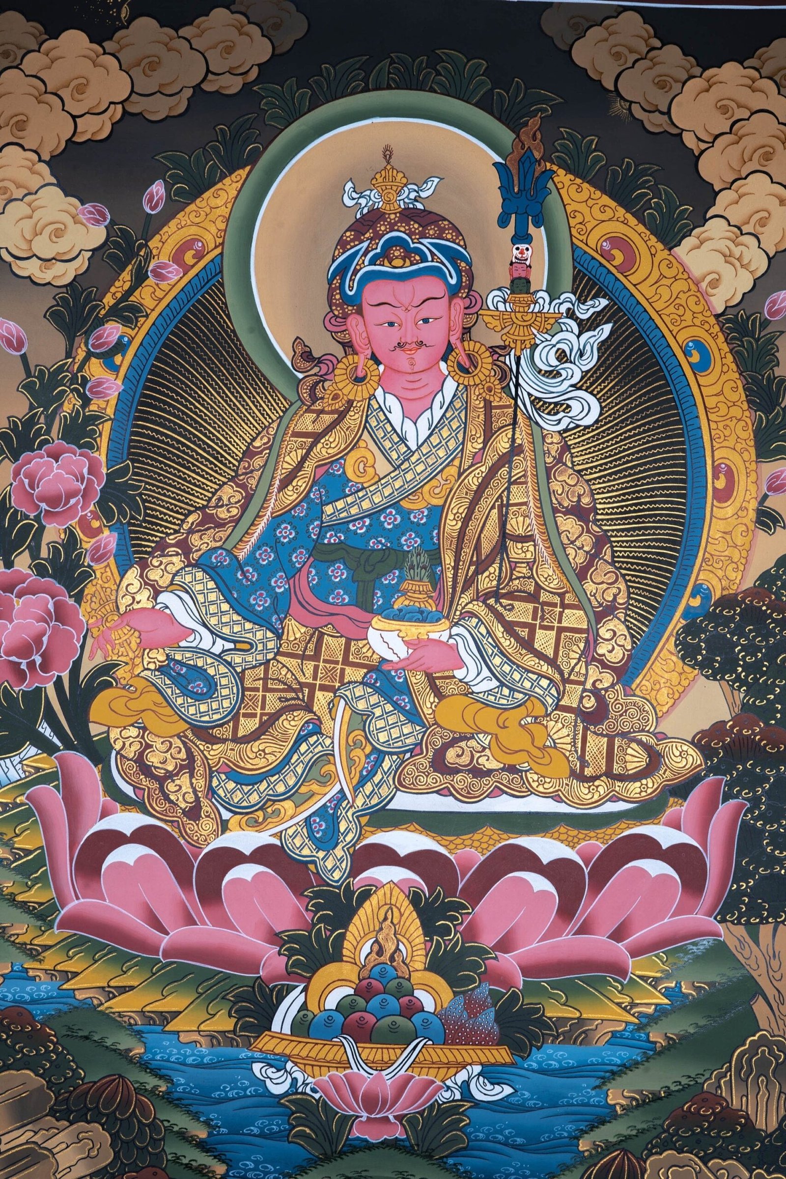 Padmasambhava Thangka Painting - Image 2
