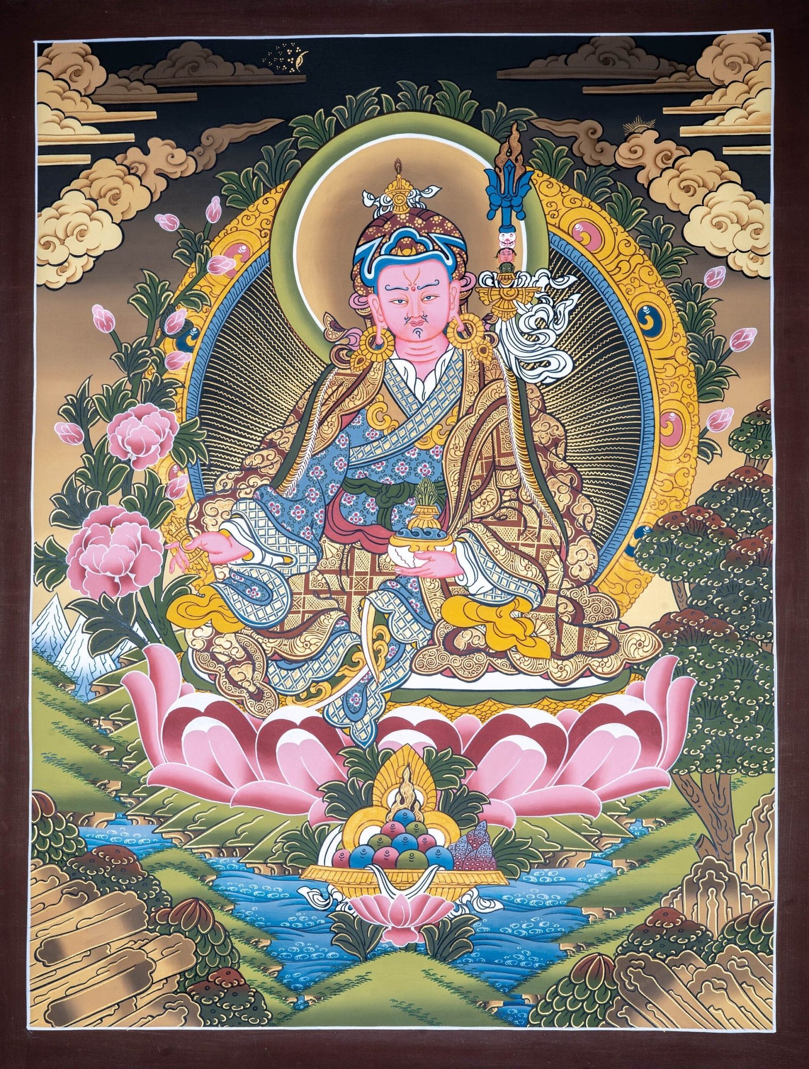 Padmasambhava Thangka Painting - Image 4