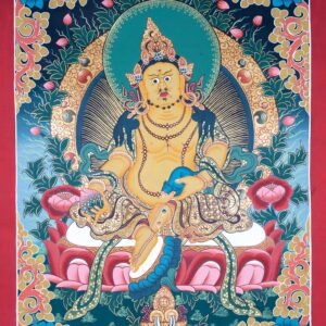Kubera thangka - Zambala Thangka