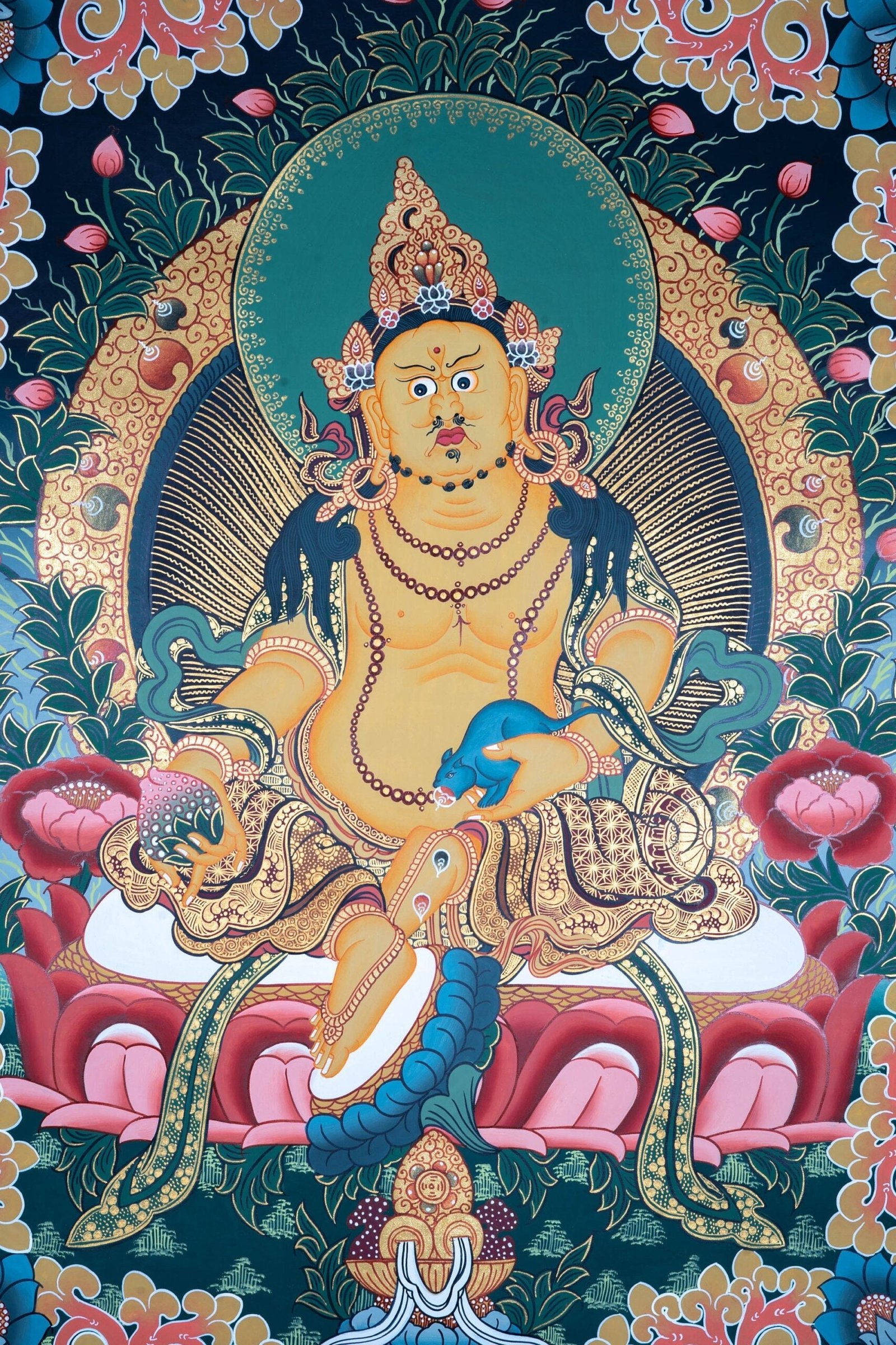 Kubera thangka - Zambala Thangka - Image 3