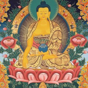 Premium Quality Thangka Painting - Shakyamuni Buddha