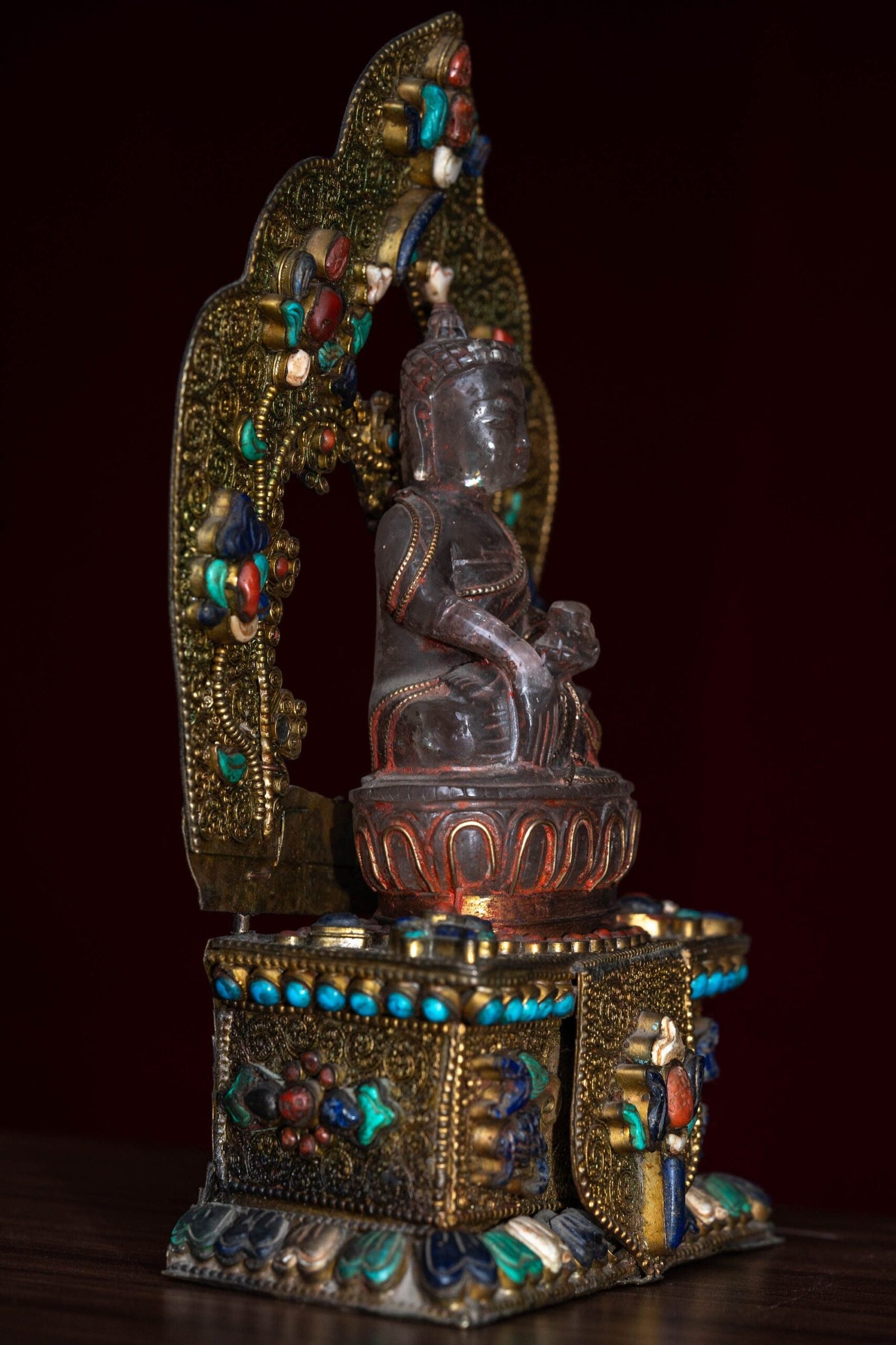 Crystal Shakyamuni Buddha statue - Image 9