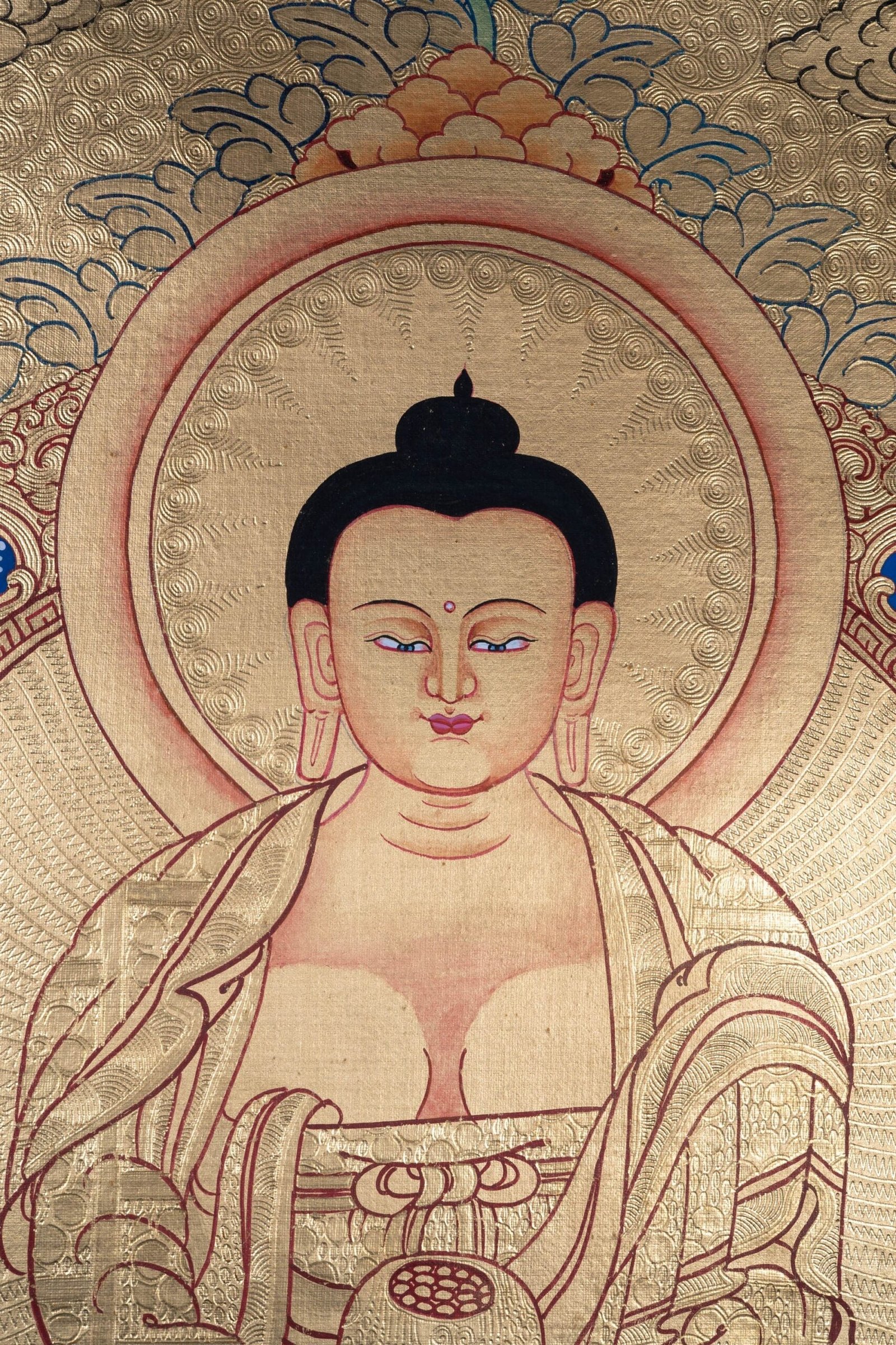 lyap long life amitabha buddha thangka