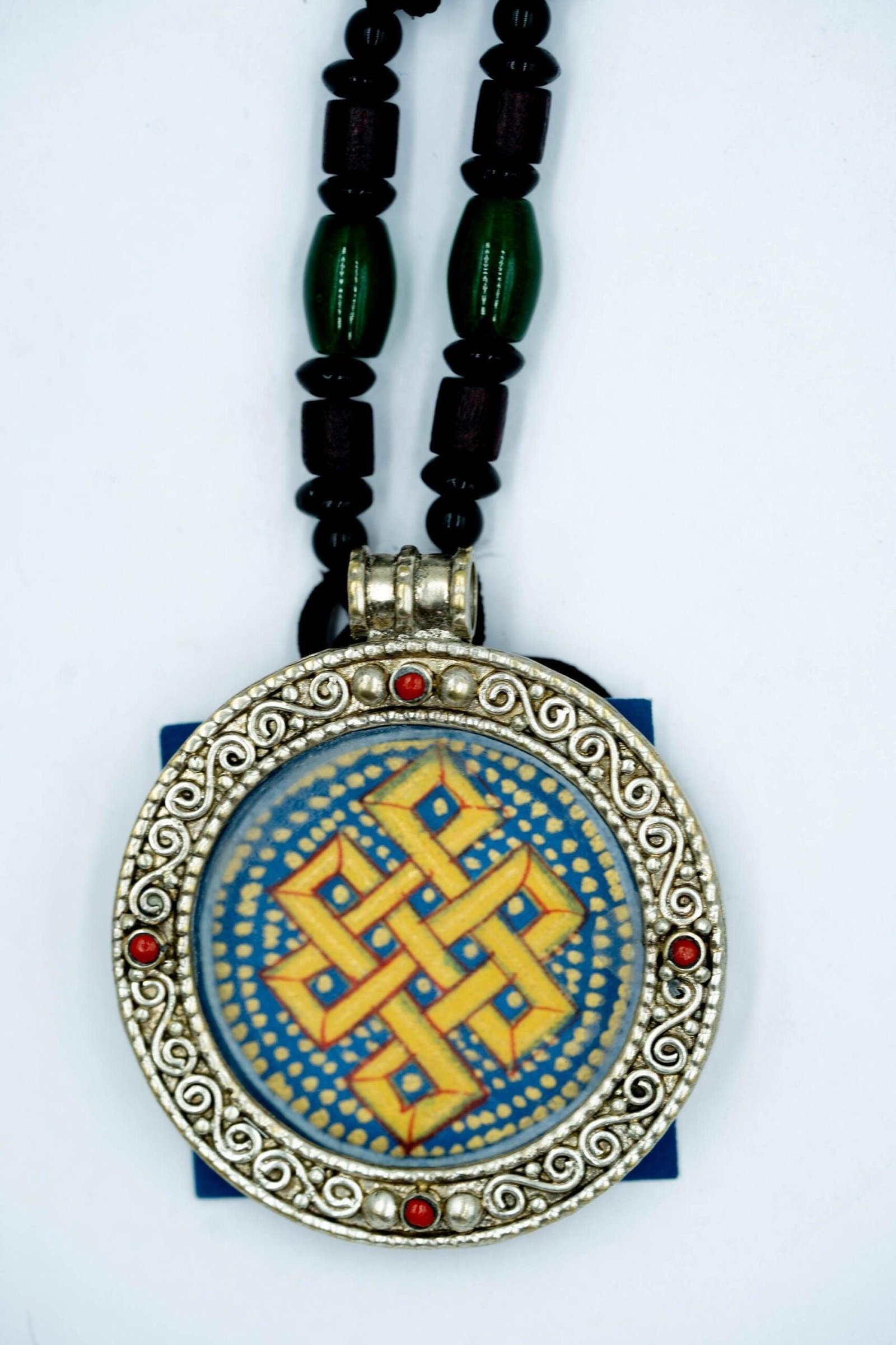 Endless Knot Mandala Ghau Thangka - Image 4