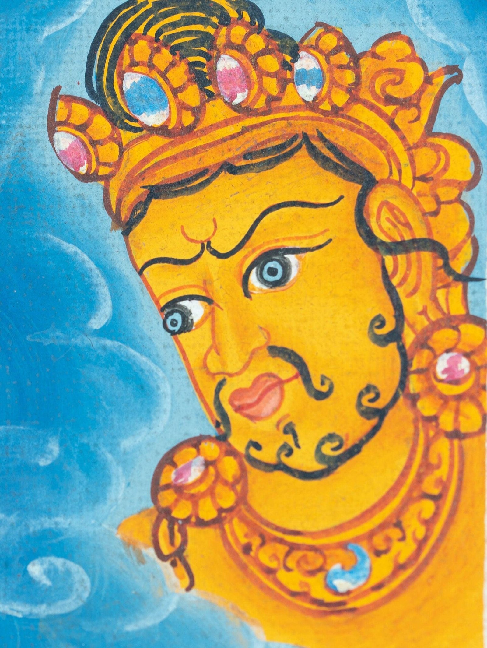 Zambala Deity Ghau Thangka - Image 2