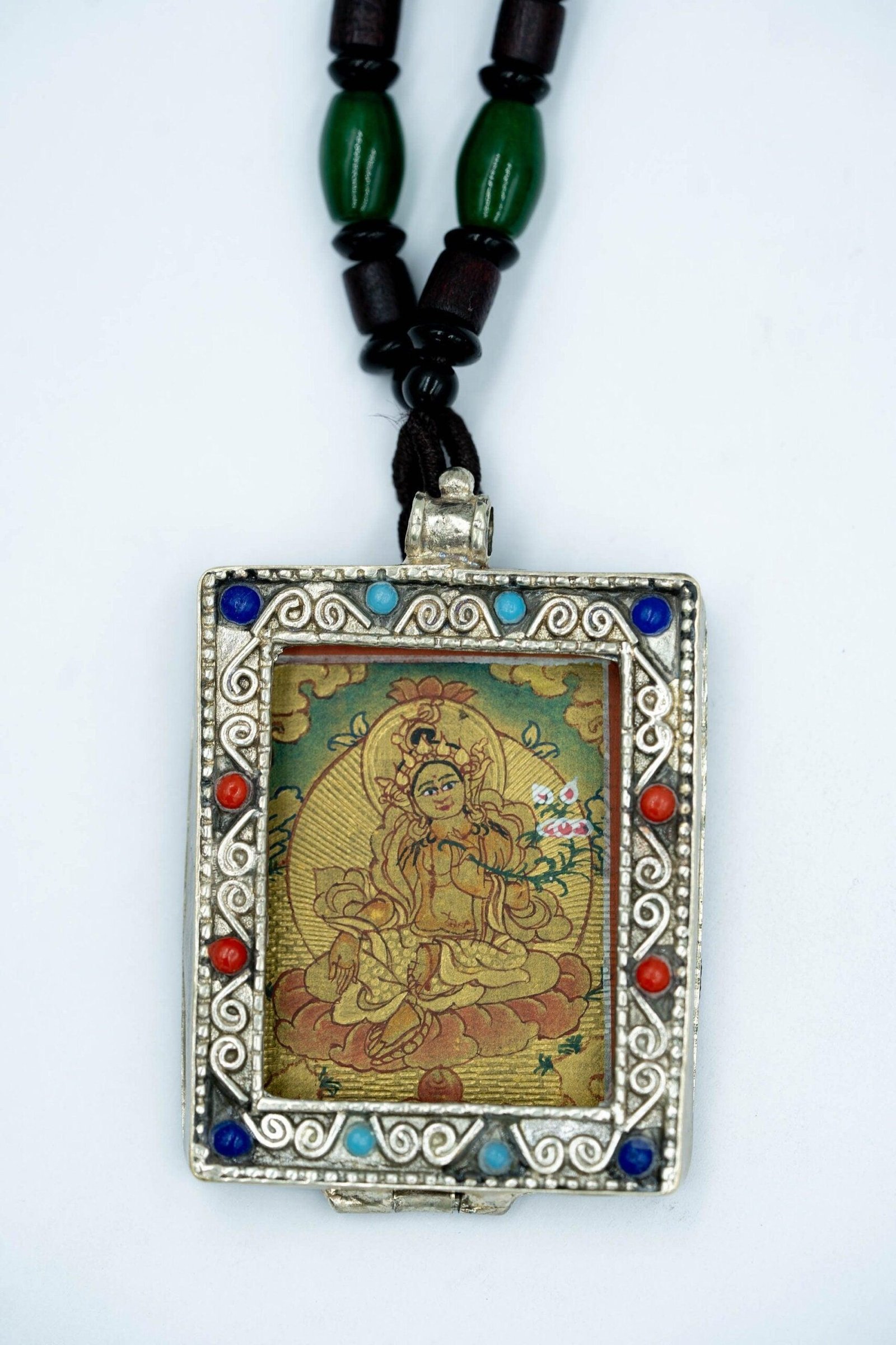 Green Tara ( Deity of Compassion ) Ghau Thangka