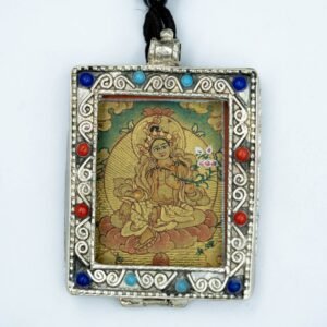 Green Tara ( Deity of Compassion ) Ghau Thangka