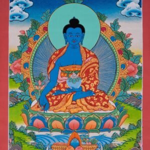 Medicine Buddha Thangka Painting