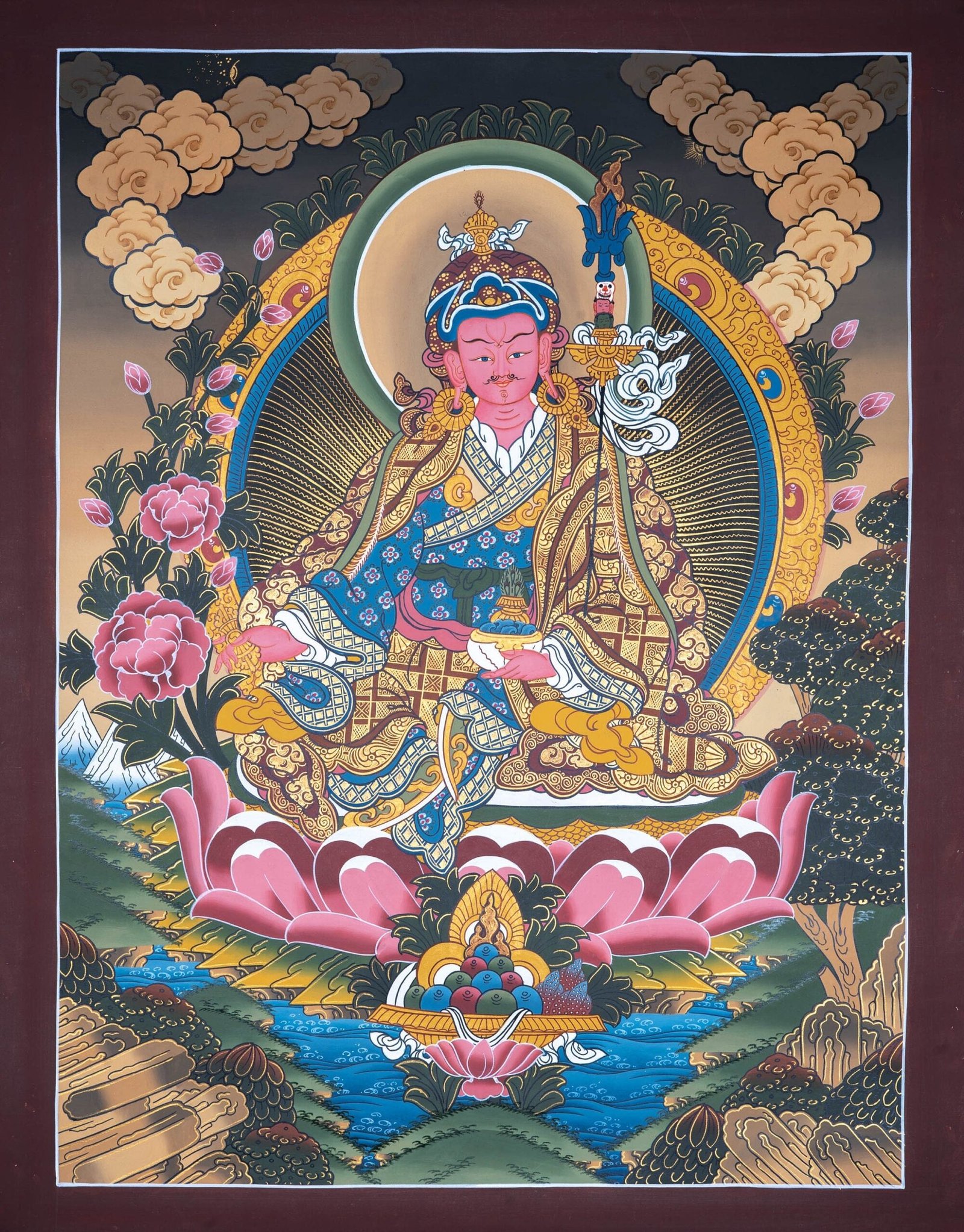 Padmasambhava Thangka Painting