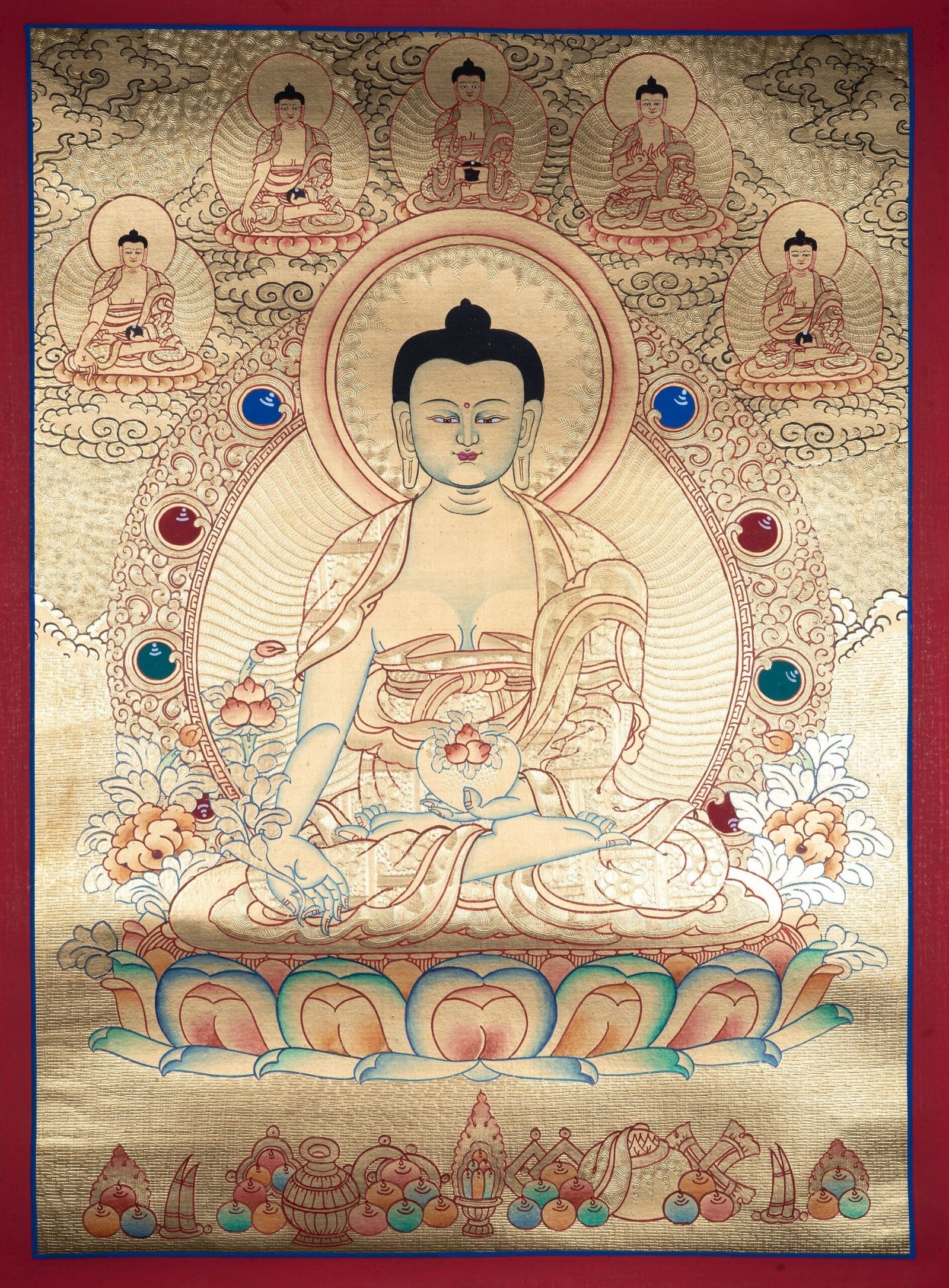 Medicine Buddha Lyap Thangka