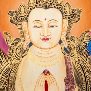 Thangka Art of Chengresi Boddhisattva