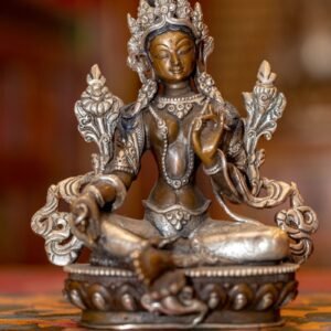 Handmade Statue of Green Tara