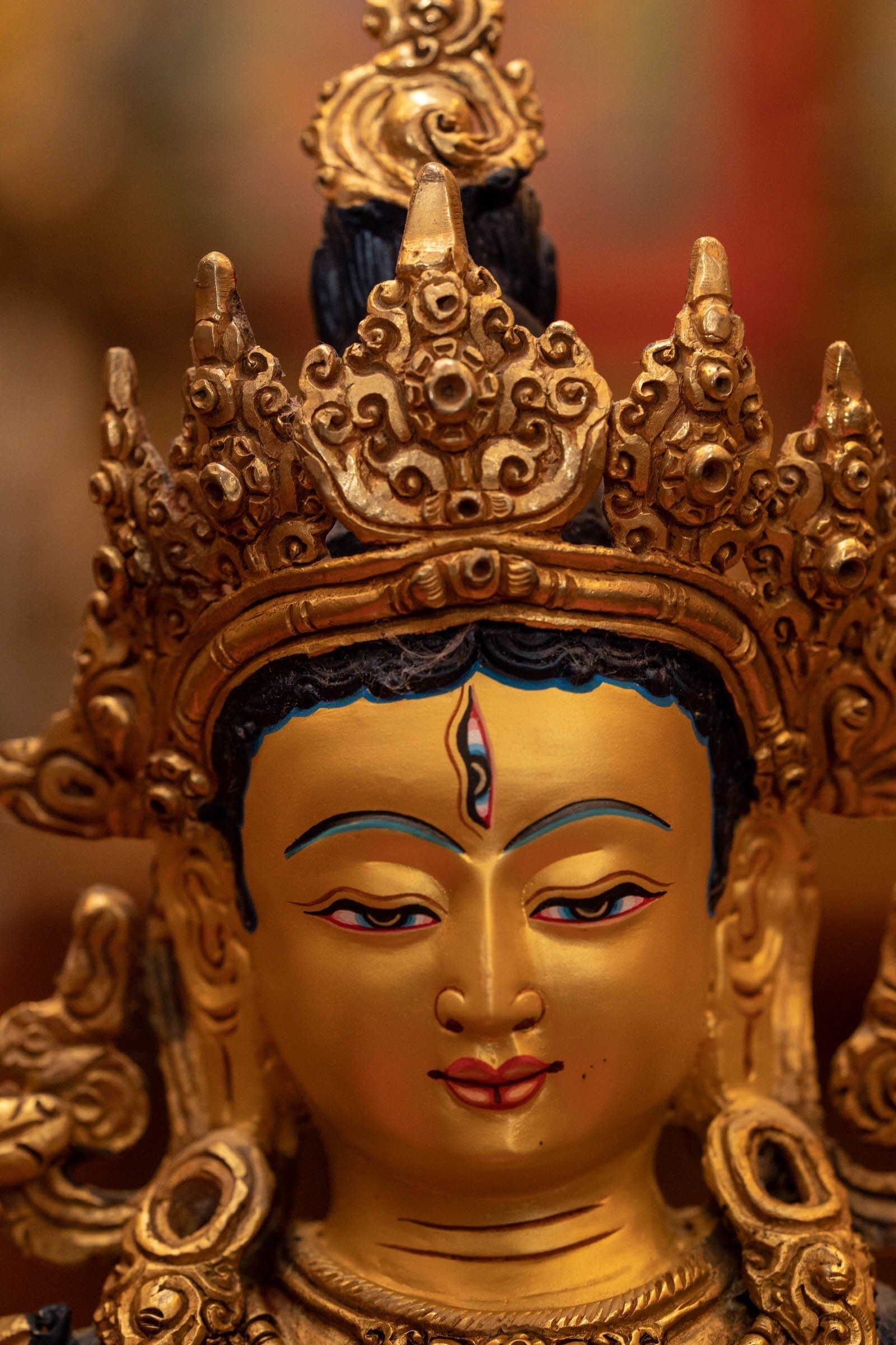 White Tara Silver Plated Statue ( Arya Statue) - Image 5