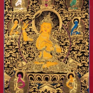 Manjushri Thangka Painting