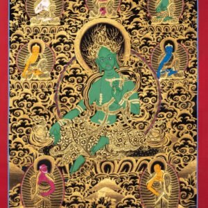 Green Tara Thangka Arts