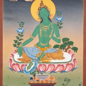 Thangka Painting of Green Tara