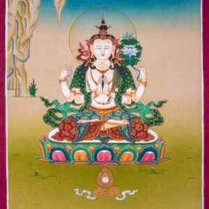 Hand Painting of Chenrezig