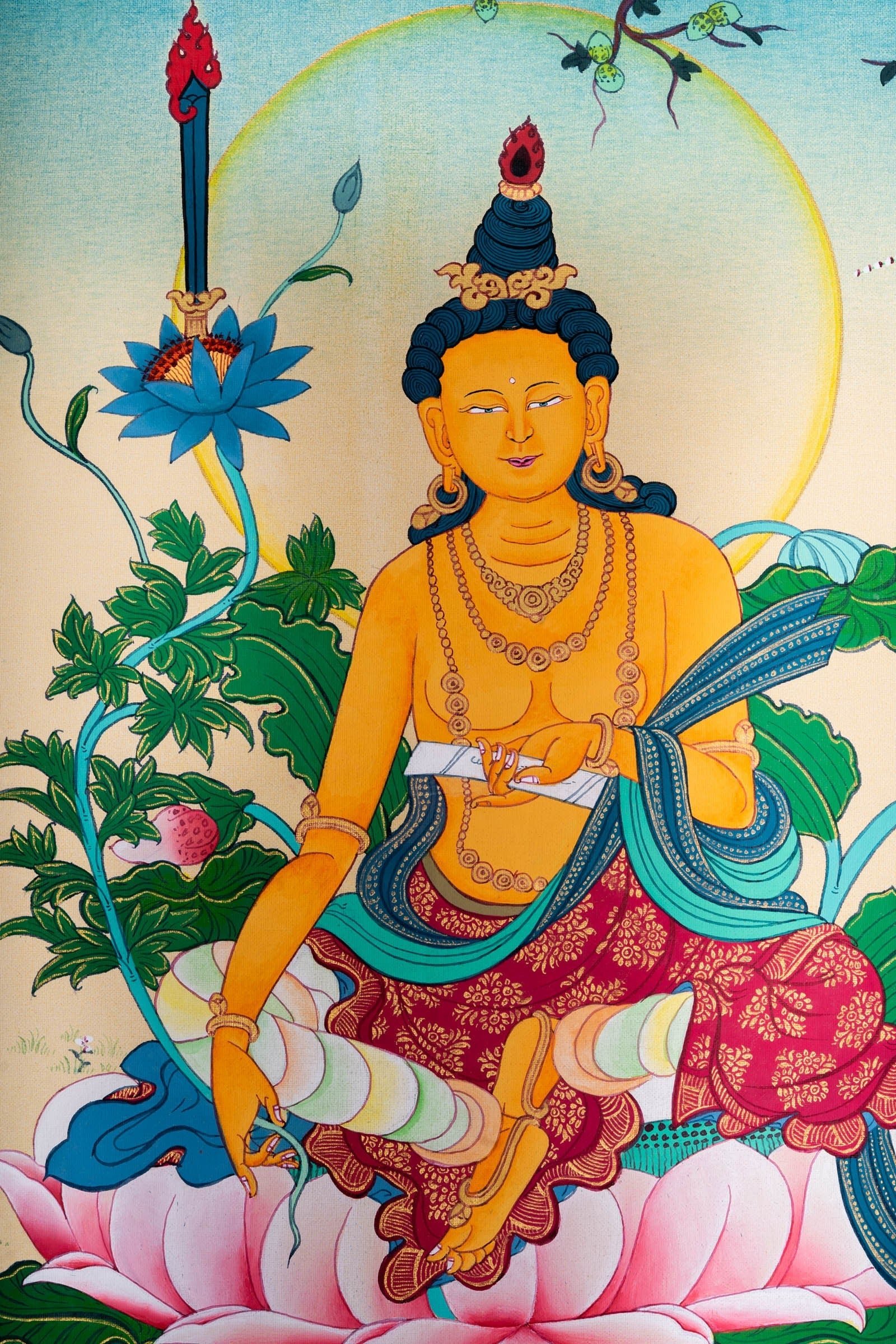 Manjushri Thangka Paintings - Image 2